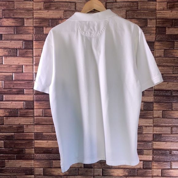 Bundle of 2 Mens Medium IZOD Pima Cotton Polo Shirts Blue & White - Picture 10 of 12